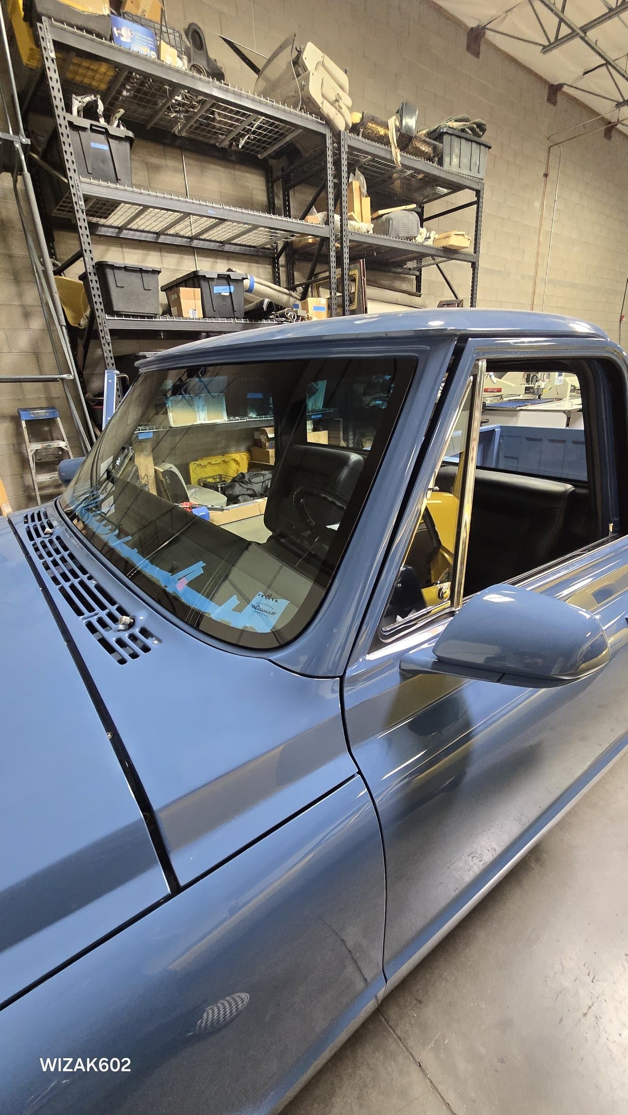 Classic vehicle auto glass project