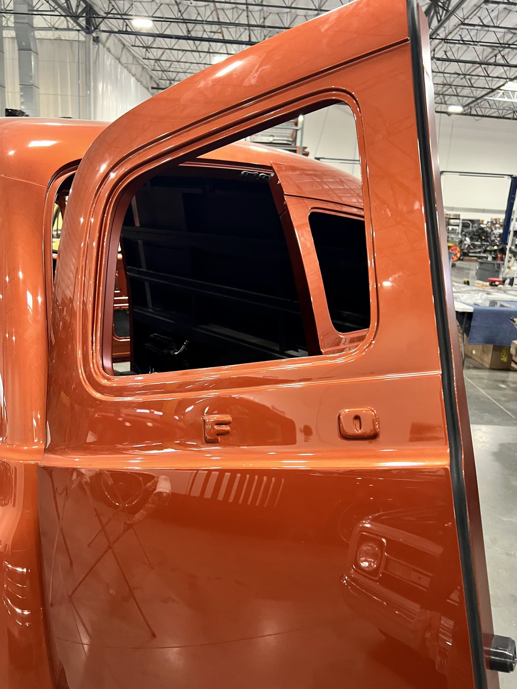 Classic vehicle auto glass project