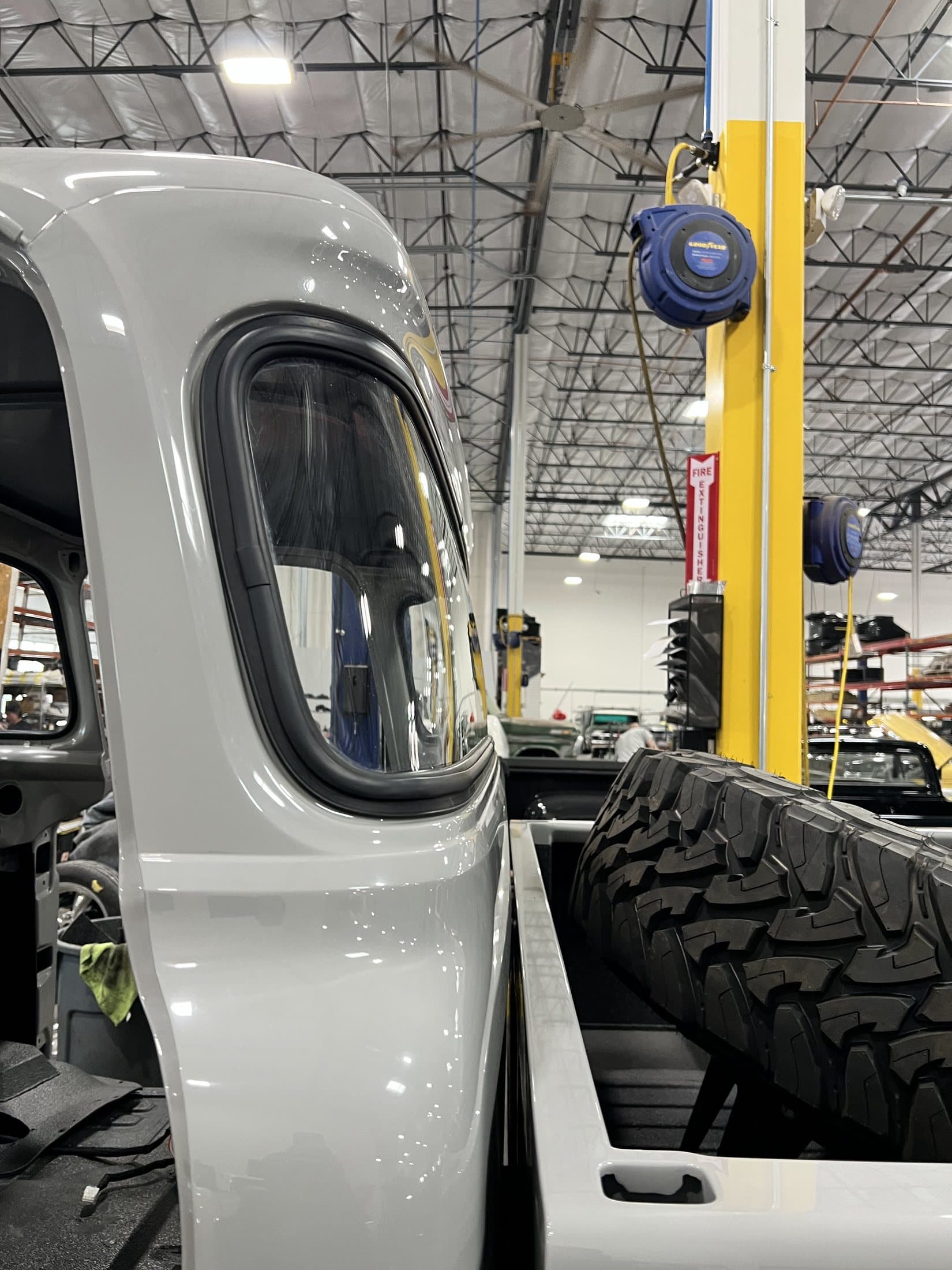 Classic vehicle auto glass project