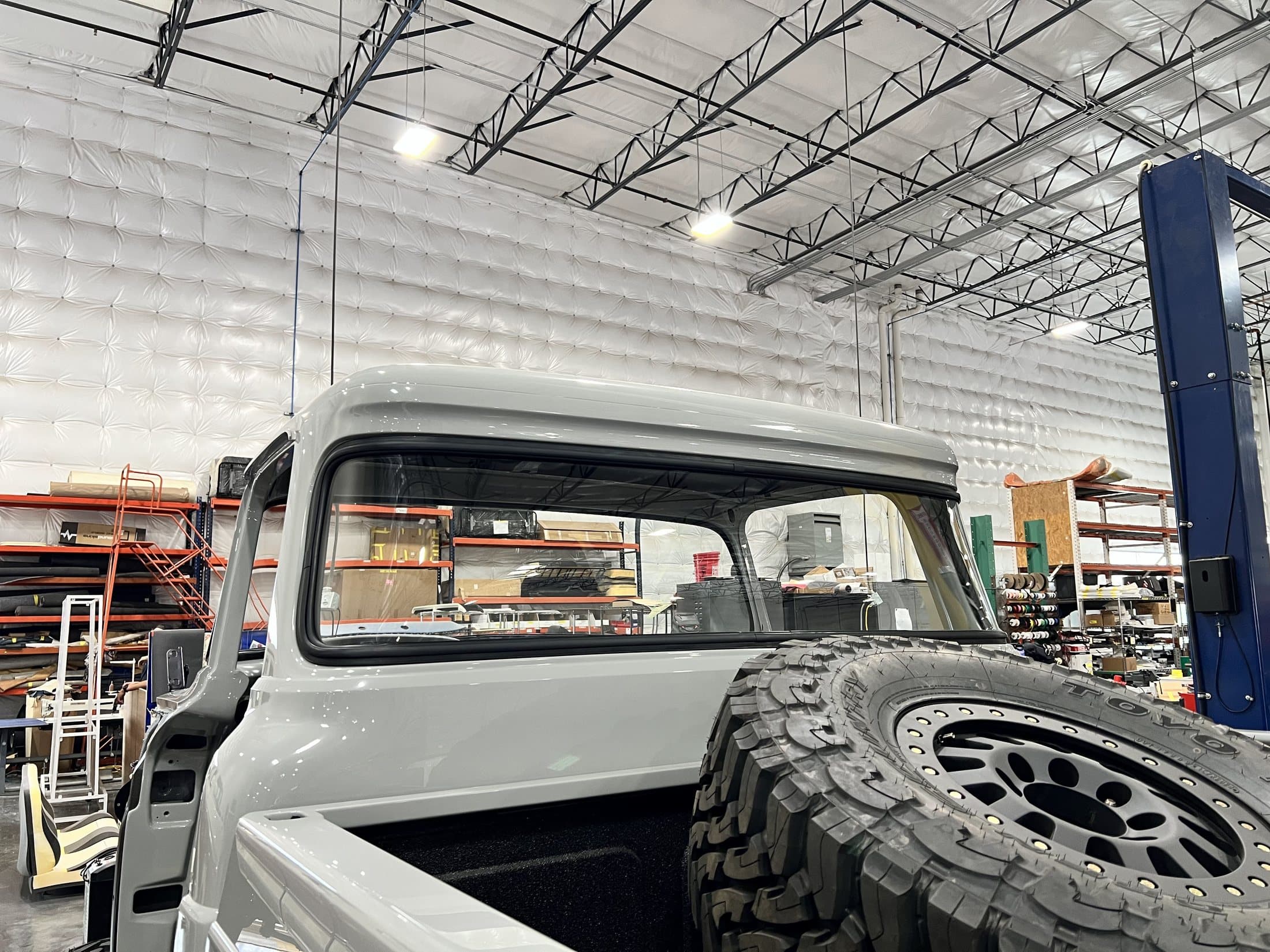Classic vehicle auto glass project