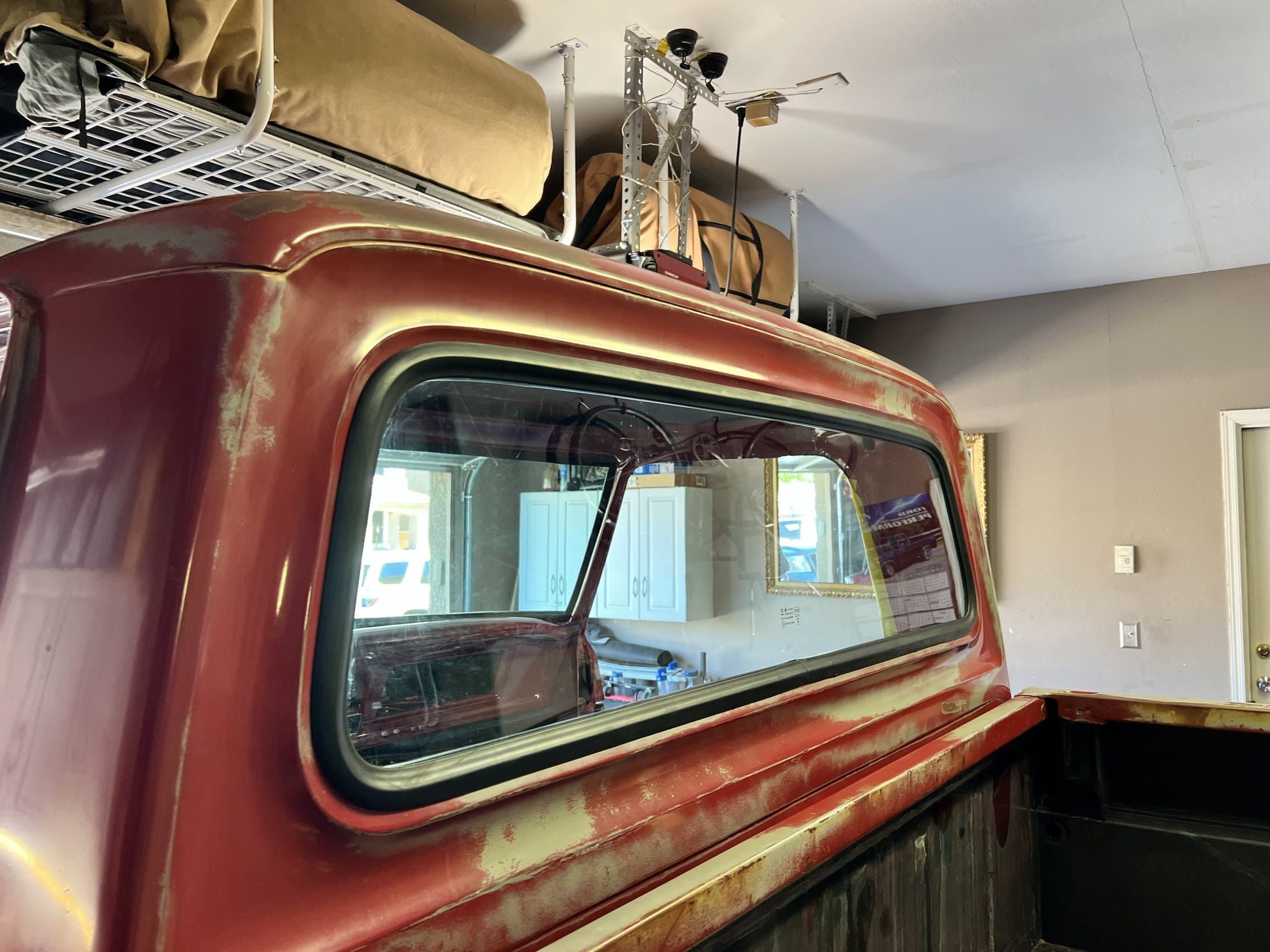 Classic vehicle auto glass project